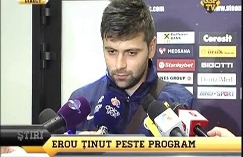 Eroul Stelei, Raul Rusescu a plecat la ora 02:30 de la stadion » A fost la controlul doping de după meci!