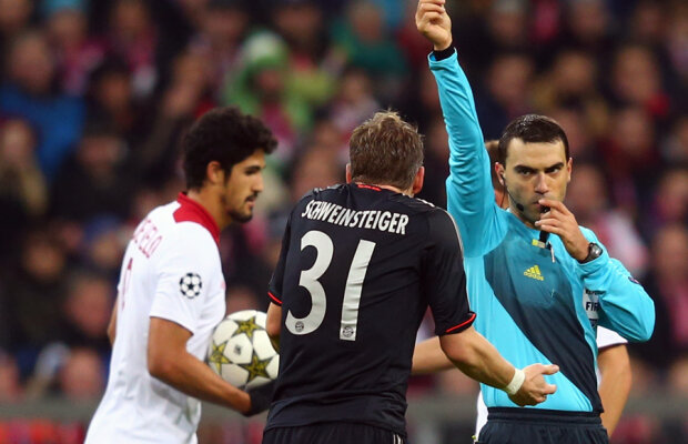 VIDEO Felicitat de Dallas, i-a supărat pe nemţi! » Ovidiu Haţegan l-a mulţumit pe observatorul meciului Bayern - Lille 6-1