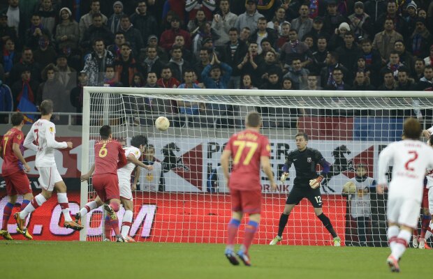 FOTO + VIDEO Steliştii tremură pentru calificarea în primăvară » Steaua - Stuttgart 1-5