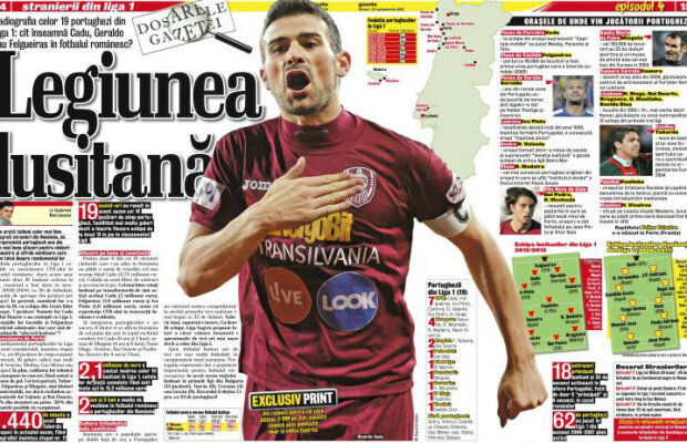 Citeşte doar în ediţia tipărită a Gazetei de azi » Totul despre legiunea lusitană din Liga 1 şi vizita GSP la Al Jazeera TV