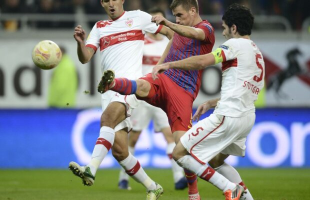 Înfrîngerea usturătoare a Stelei i-a adus lui Marica ironii din partea foştilor colegi de la Stuttgart: "Îi trimitem meciul video" :)