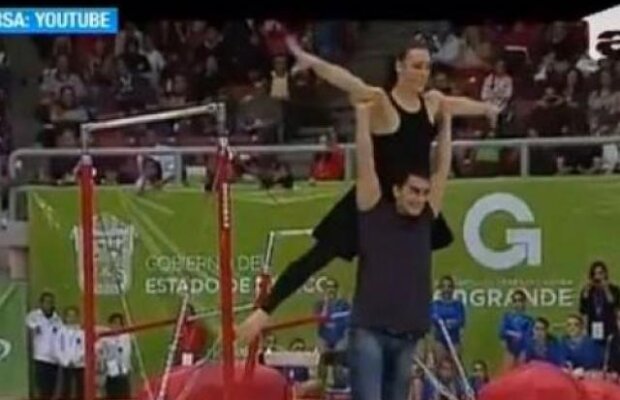 Catalina Ponor si Marian Dragulescu au dansat impreuna la o gala demonstrativa
