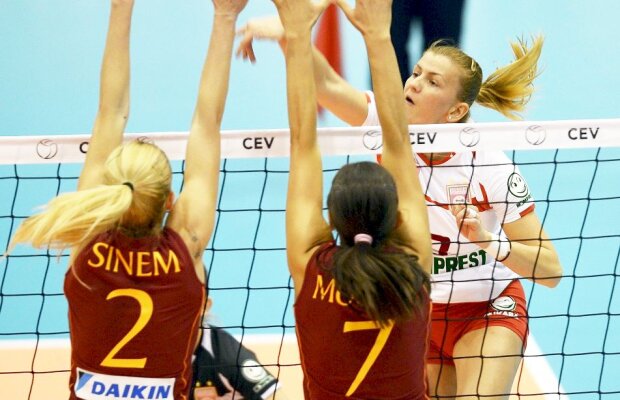 Meciuri de foc în Liga Campionilor la volei » Dinamo joacă împotriva franţuzoaicelor de la Mulhouse