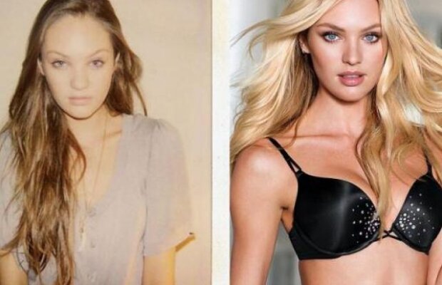 FOTO! De nerecunoscut: Cele mai frumoase fotomodele, fara machiaj, la primul casting