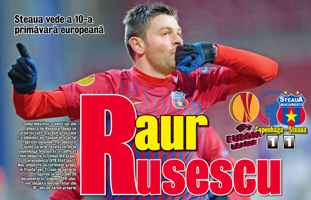VIDEO Ghetele care merită cadouri » Steaua se califică în primăvara europeană după egalul cu Copenhaga, scor 1-1