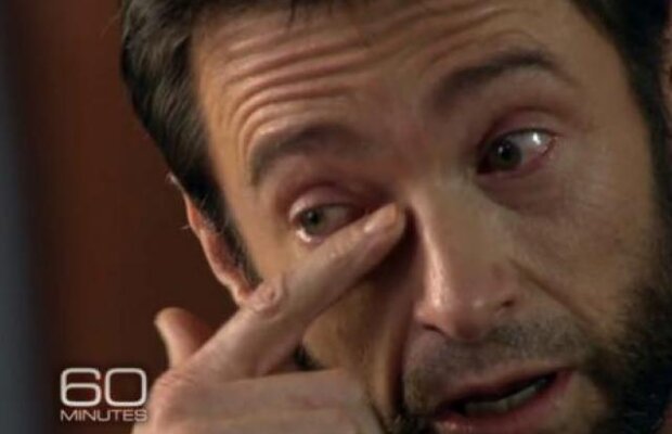 Si baietii plang cateodata: Hugh Jackman a izbucnit in lacrimi la TV