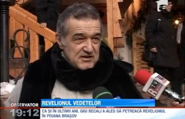 Gigi Becali va petrece un Revelion de 20.000 de euro