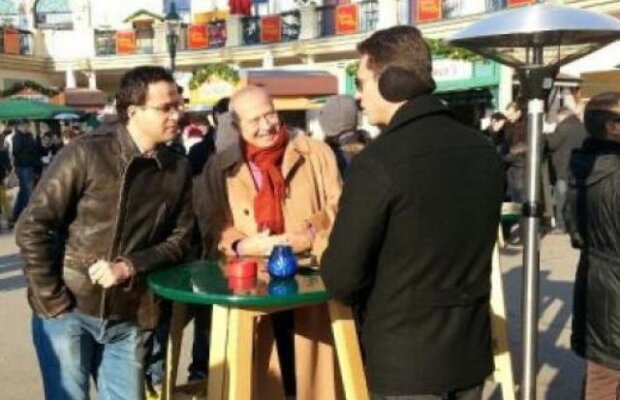 Mircea Badea a fost filat in vacanta din Viena