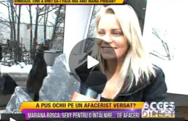 Mariana Rosca, sexy pentru o intalnire cu un om de afaceri