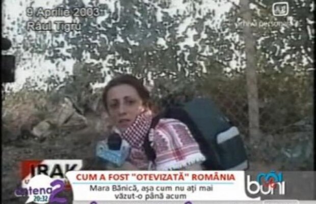 VIDEO! Reportaj de razboi. Imagini exclusive cu Mara Banica in timpul conflictului din Irak!