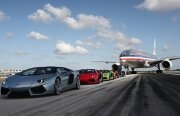 Lambo Aventador Roadster, mai rapid decât un avion