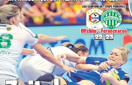 FOTO Duş rece de februarie » Oltchim a început strîmb în grupele principale ale Ligii, pierzînd cu Ferencvaros, 22-23