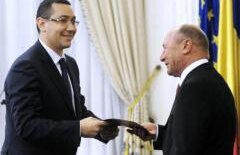 Întâlnire Băsescu - Ponta la Palatul Cotroceni. Bugetul UE şi scrisoarea către liderii europeni, principalele subiecte de discuţie