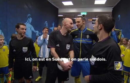 VIDEO Ibrahimovici către arbitru: ”În Suedia se vorbeşte suedeza!”
