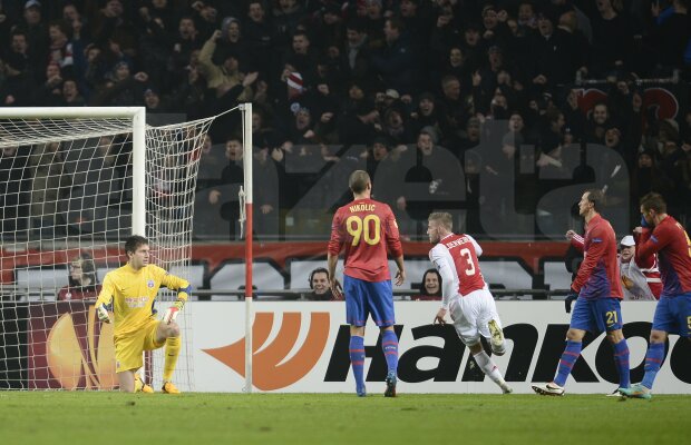 VIDEO + FOTO Start ratat » Steaua a pierdut în Olanda, 0-2, şi are şanse mici la calificarea în optimi