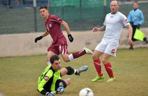 FOTO CioliGol » Ciolacu a strălucit la amicalul Rapidului cu ACS Cernica, 6-1
