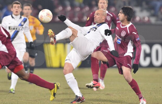 FOTO&VIDEO Lecţie de fotbal, episodul 2 » CFR Cluj a pierdut şi în "Gruia" cu Inter, 0-3