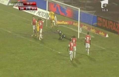 VIDEO Min. 60 » Dinamo - FC Braşov 2-1, gol Georgian Păun