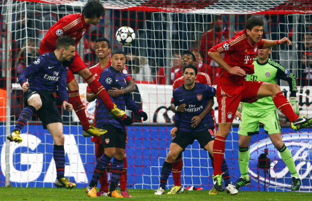 VIDEO Anglia fără reprezentantă în "sferturi", în ciuda victoriei lui Arsenal cu Bayern, 2-0. Surpriza Malaga o face mat pe Porto