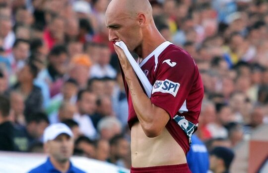 Nu riscă! » Gabi Mureşan a reluat antrenamentele cu echipa după entorsa la gleznă suferită în returul cu Inter