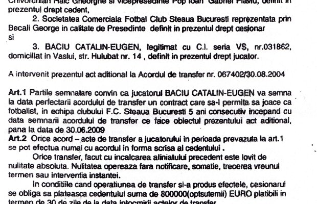 Eroarea care l-a costat un milion pe Becali » GSP.ro a intrat în posesia actelor care dau dreptate Bacăului în litigiul cu Steaua