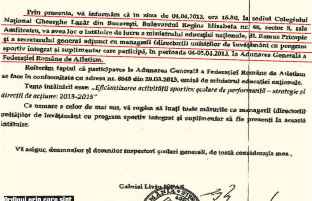 Şefii cluburilor sportive se întîlnesc cu ministrul » Convocaţi cu o zi înaintea alegerilor