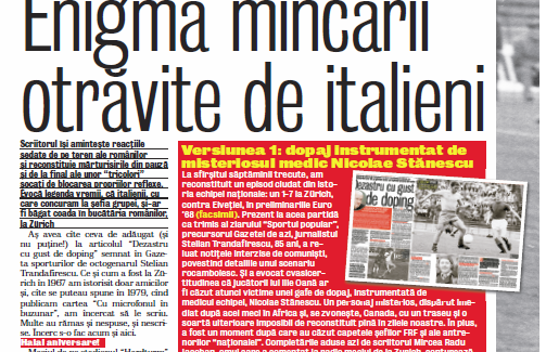 Doctorul misterios şi umilinţa "naţionalei" României