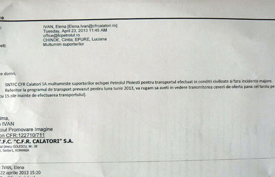 Suporterii Petrolului au dat un exemplu de civilizaţie