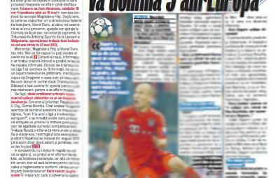 Exclusiv print » Iată elita fotbalului românesc şi internaţional! GSP face o analiză în premieră pentru România » Clasamentul a scos la iveală un fotbalist grandios