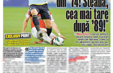 Exclusiv print » MM lansează verdicte: "E cea mai bună Stea de după '89 şi cea mai slabă Dinamo pe care am văzut-o vreodată!". GSP aduce argumente pro şi contra