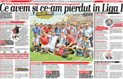 Exclusiv print » Ce mai avem, ce-am pierdut, ce suporteri vin şi pleacă, o analiză dură a Ligii 1 în paginile Gazetei de azi