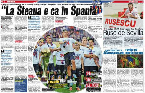 Exclusiv print » Interviu cu unul dintre cei mai extrovertiţi fotbalişti din Liga 1, Georgievski: "La Steaua e ca în Spania"