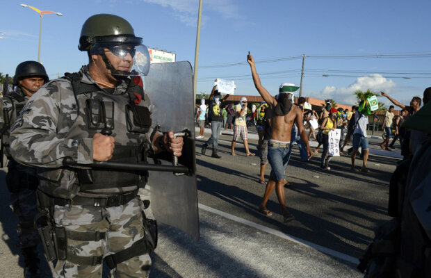 Negro Horizonte! » Semifinala Brazilia - Uruguay ar putea fi amînată sau chiar anulată!