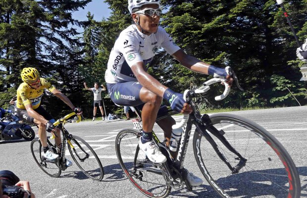 Magicianul Nairo Quintana a cîştigat prima etapă de Tur din carieră, dezastru pentru Alberto Contador