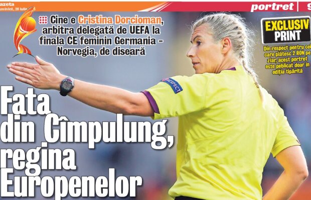 Exclusiv print » 7 recorduri spectaculoase din fotbal şi povestea arbitrei care va conduce diseară finala CE!
