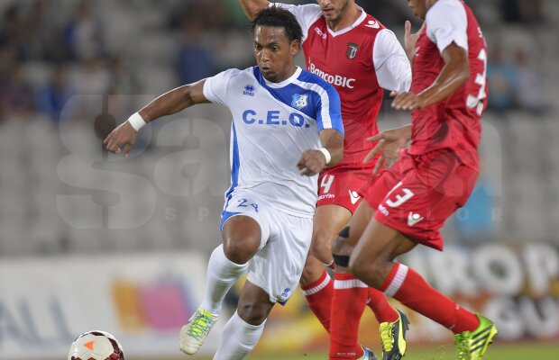FOTO şi VIDEO Pandurii - Braga 0-1 » Dorit în trecut de Steaua şi CFR, Yazalde aduce victoria echipei sale