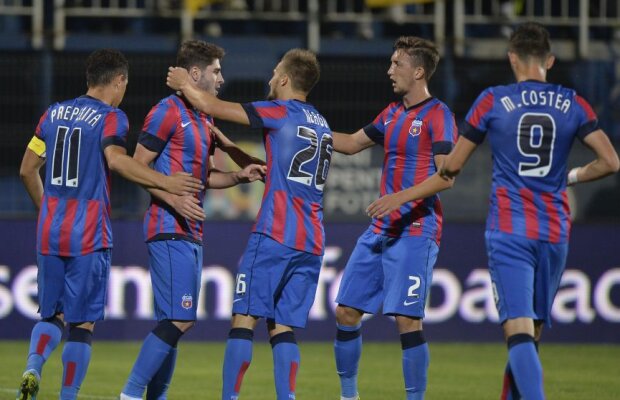 FOTO O simplă joacă pentru calificarea în optimile Cupei » Steaua - Avîntul Bîrsana 4-0