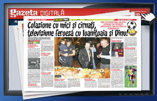 Răsfoieşte online Gazeta Digitală » Întîmplări amuzante din fotbalul românesc: colazione cu mici şi televiziune feroeză cu Ioaniţoaia şi Dinu :D