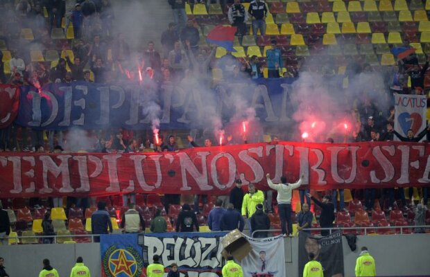 Fanii Stelei au protestat împotriva conducerii: "Pentru voi doar banii contează! MM pleacă din Ghencea!". Reacţia lui Reghecampf