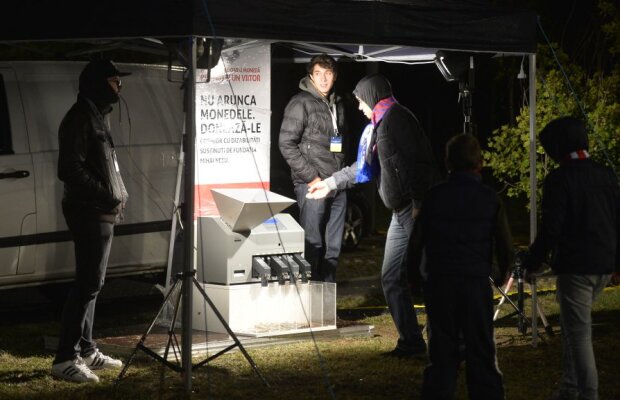 Spectatorii de la Steaua-Chelsea au luat parte la campania în urma căreia se strîng bani pentru Fundaţia Mihai Neşu