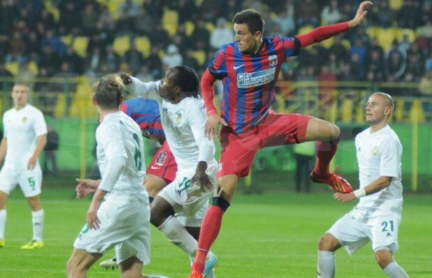 FOTO&VIDEO Ajutor de la Colţescu » Steaua a jucat modest la Vaslui, dar a învins avantajată de arbitru, scor 1-0