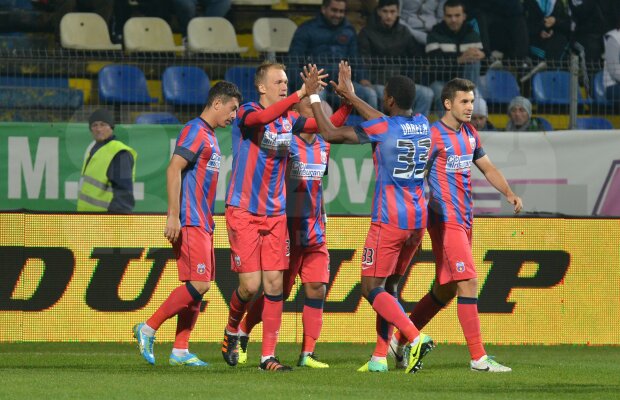 FOTO şi VIDEO FC Braşov - Steaua 1-2 » Roş-albaştrii mai cuceresc o redută în marşul spre titlul 25