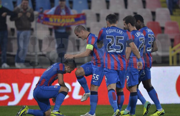 FOTO Steaua - ACS Poli 2-0 » Roş-albaştrii se califică fără probleme în "sferturi"