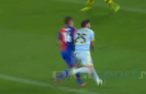 VIDEO Steaua a cerut penalty la un duel între Piovaccari şi Schar » Se putea acorda?
