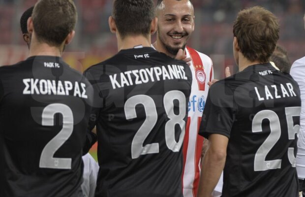 FOTO Mitroglou a cîştigat la scor primul duel cu Lazăr, în campionat » Românul, după meci: "La naţională îl putem anihila"