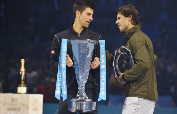 Novak Djokovici: "Eu şi Rafa ne împingem jocul la limite. Turneul Campionilor e cea mai importantă competiţie după Grand Slam"