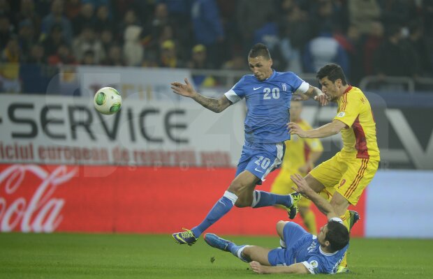 Min. 55 » România - Grecia 1-1, autogol Torosidis