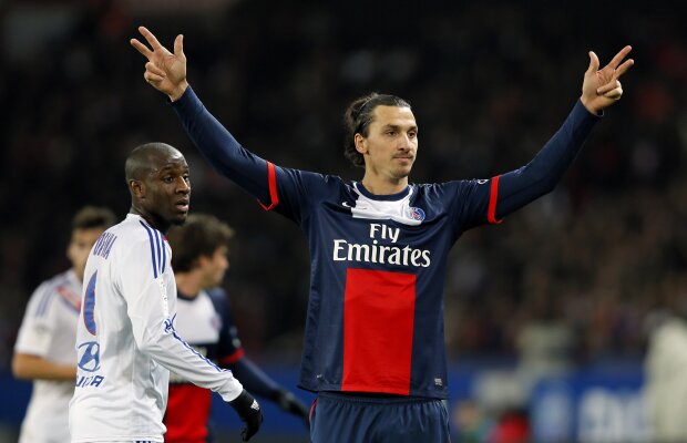 VIDEO Zlatan Ibrahimovici loveşte din nou » Un nou gol superb în derby-ul cu Olympique Lyon!