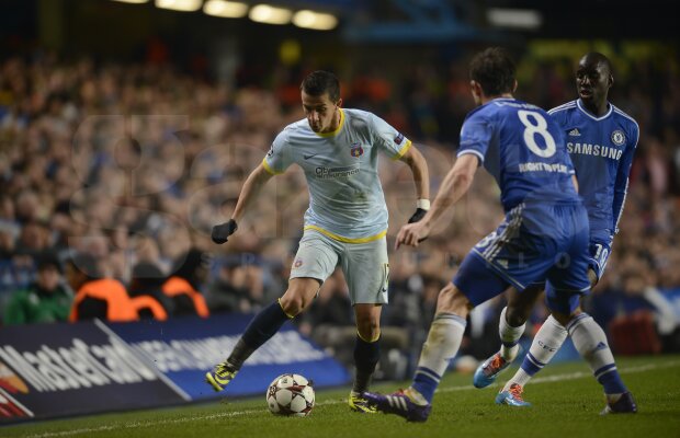 FOTO şi VIDEO Chelsea - Steaua 1-0 » Roş-albaştrii au părăsit cu fruntea sus UEFA Champions League