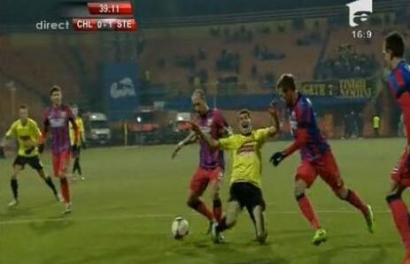 VIDEO Balaj n-a acordat un penalty Ceahlăului pe finalul primei reprize!